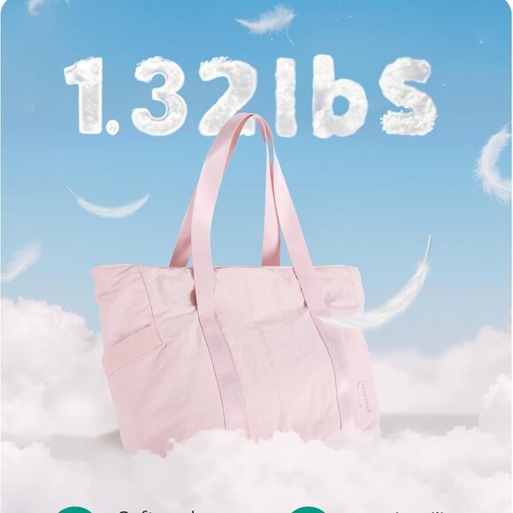 Tote Bag for Women with Zipper, Gym tote with Compartments, Work Tote Nurse Danc - Picture 7 of 7